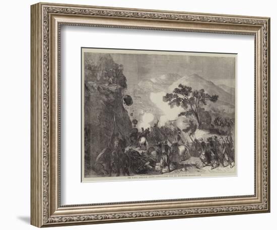The French Expedition Against Morocco, Fight with the Beni-Snassen-Jean Adolphe Beauce-Framed Giclee Print