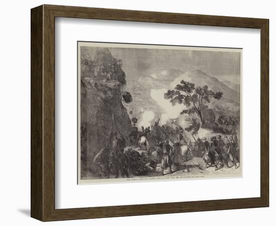The French Expedition Against Morocco, Fight with the Beni-Snassen-Jean Adolphe Beauce-Framed Giclee Print
