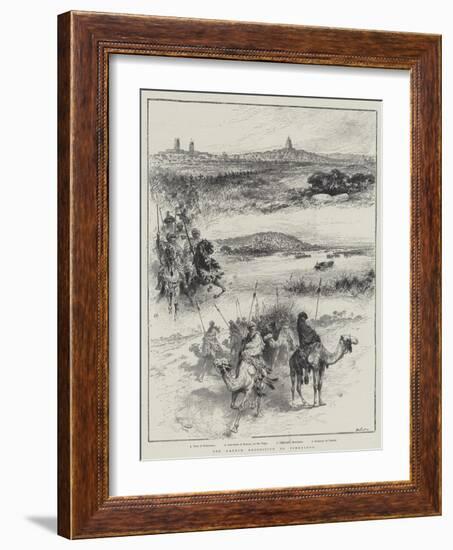 The French Expedition to Timbuctoo-null-Framed Giclee Print