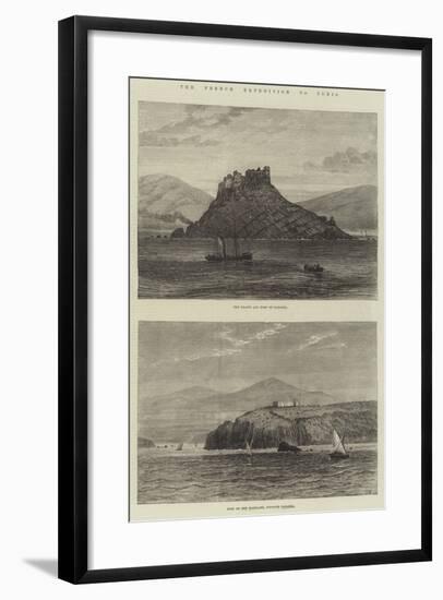 The French Expedition to Tunis-Sir John Gilbert-Framed Giclee Print