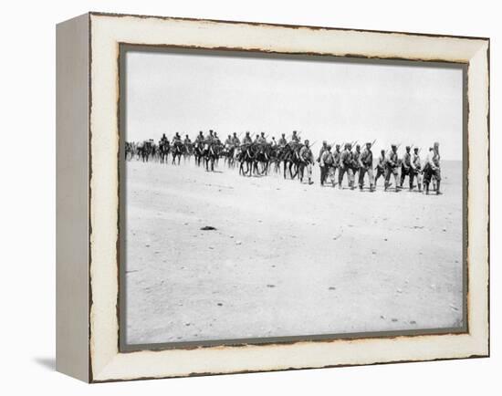 The French Foreign Legion on Manoeuvres, Boudenib, Morocco, 1911-null-Framed Premier Image Canvas