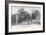 The French Gardens, Chatsworth House, Derbyshire, Late 19th or Early 20th Century-null-Framed Giclee Print