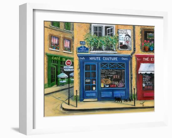 The French High Fashion Pet Shop-Marilyn Dunlap-Framed Art Print