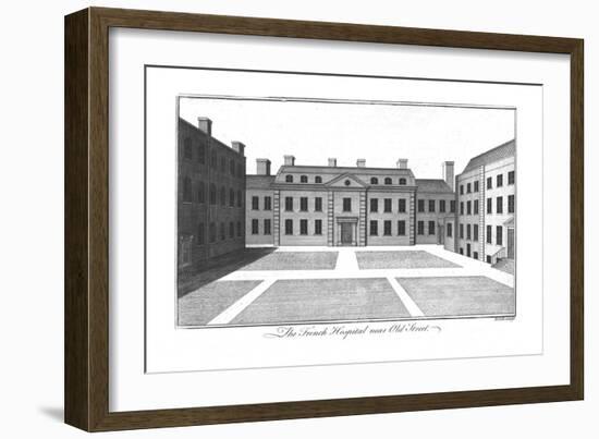 'The French Hospital near Old Street.', c1756-Benjamin Cole-Framed Giclee Print