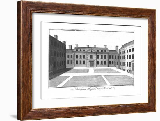 'The French Hospital near Old Street.', c1756-Benjamin Cole-Framed Giclee Print