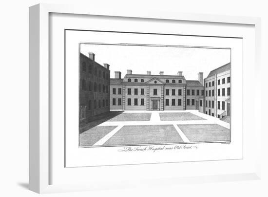 'The French Hospital near Old Street.', c1756-Benjamin Cole-Framed Giclee Print