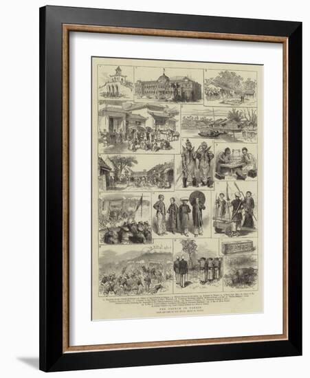 The French in Tonkin-null-Framed Giclee Print