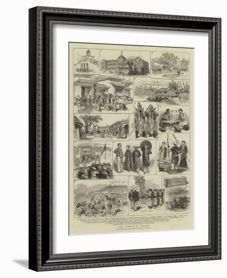 The French in Tonkin-null-Framed Giclee Print