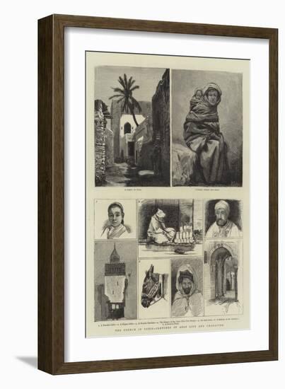 The French in Tunis, Sketches of Arab Life and Character-Harry Hamilton Johnston-Framed Giclee Print