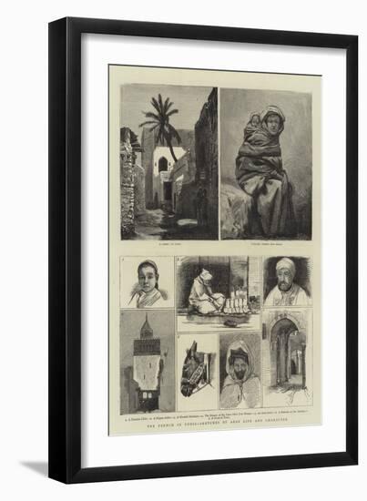 The French in Tunis, Sketches of Arab Life and Character-Harry Hamilton Johnston-Framed Giclee Print