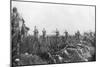 The French Launch their Offensive, 2nd Battle of Champagne, France, 25 September 1915-null-Mounted Giclee Print