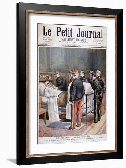 The French Minister for War Giving a Military Decoration, 1894-Jose Belon-Framed Giclee Print