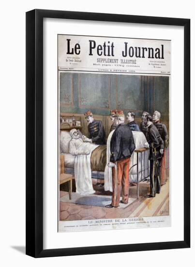The French Minister for War Giving a Military Decoration, 1894-Jose Belon-Framed Giclee Print