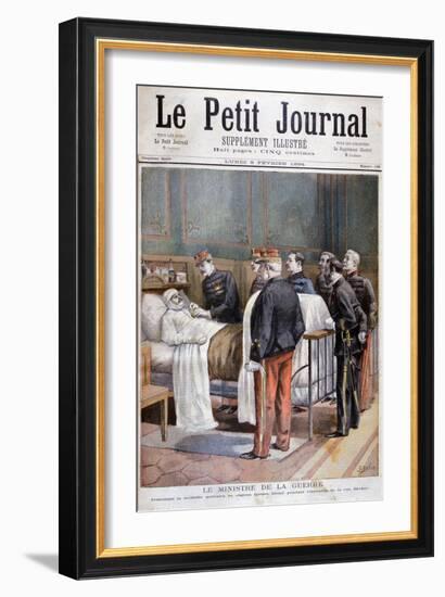 The French Minister for War Giving a Military Decoration, 1894-Jose Belon-Framed Giclee Print