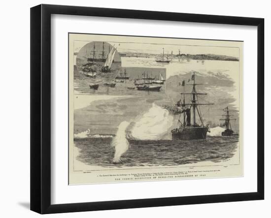 The French Occupation of Tunis, the Bombardment of Sfax-William Lionel Wyllie-Framed Giclee Print