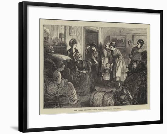 The French Peasantry Relief Fund, a Charitable Masquerade-null-Framed Giclee Print