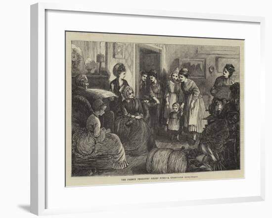 The French Peasantry Relief Fund, a Charitable Masquerade-null-Framed Giclee Print