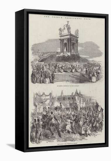 The French President's Tour-Sir John Gilbert-Framed Premier Image Canvas
