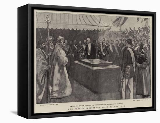 The French President's Visit to the Czar-William Hatherell-Framed Premier Image Canvas