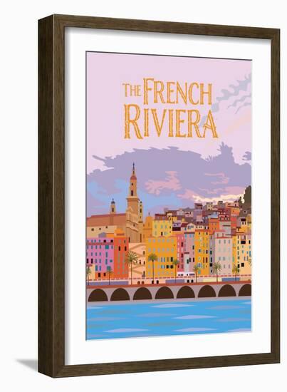 The French Riviera-Jen Bucheli-Framed Art Print