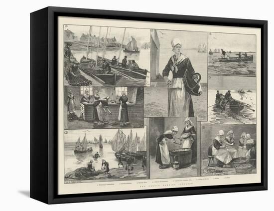 The French Sardine Industry-William Heysham Overend-Framed Premier Image Canvas