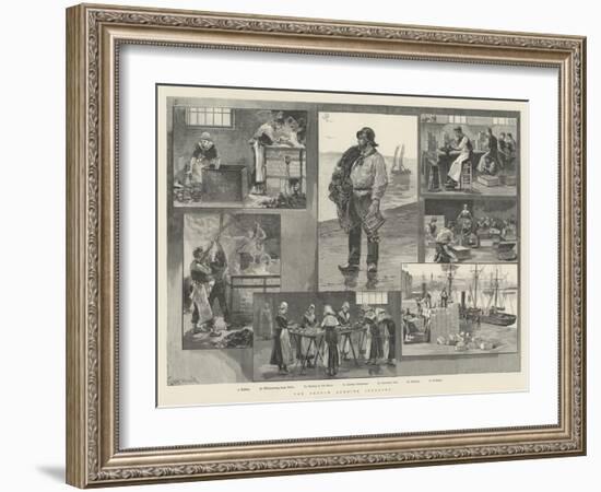 The French Sardine Industry-William Heysham Overend-Framed Giclee Print