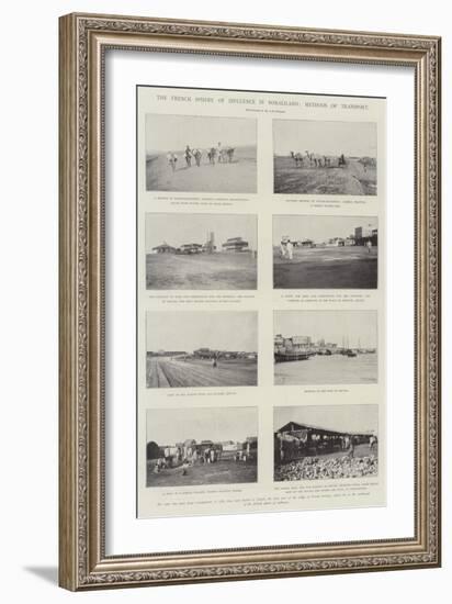 The French Sphere of Influence in Somaliland, Methods of Transport-null-Framed Giclee Print