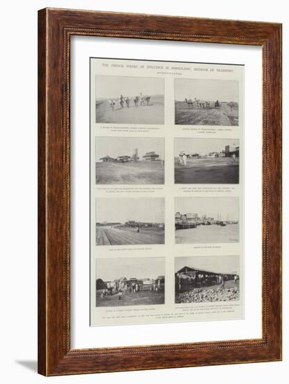 The French Sphere of Influence in Somaliland, Methods of Transport-null-Framed Giclee Print