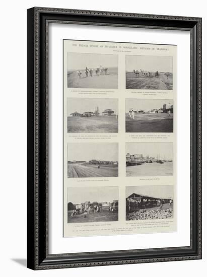 The French Sphere of Influence in Somaliland, Methods of Transport-null-Framed Giclee Print