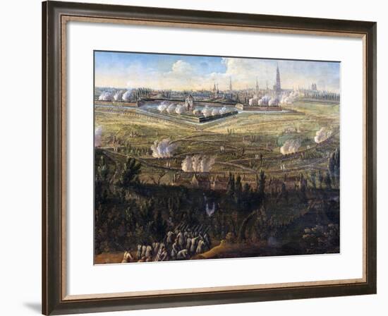 The French Successfully Besiege Antwerp, 21 to 31 May 1746-null-Framed Giclee Print