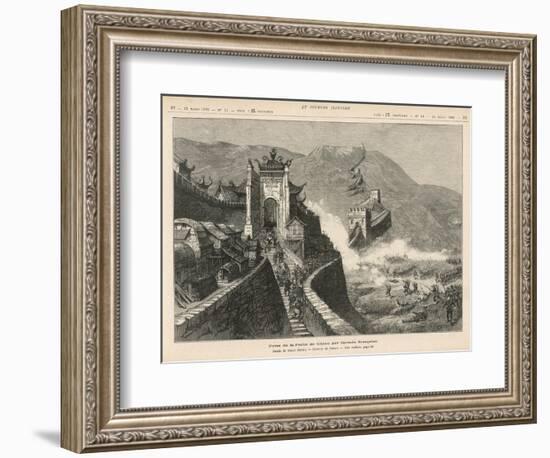 The French Take the China Gate in the Great Wall-Henri Meyer-Framed Art Print