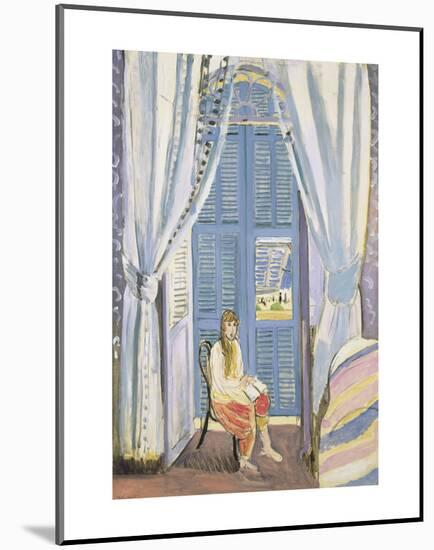 The French Window at Nice, Late 1919-Henri Matisse-Mounted Art Print