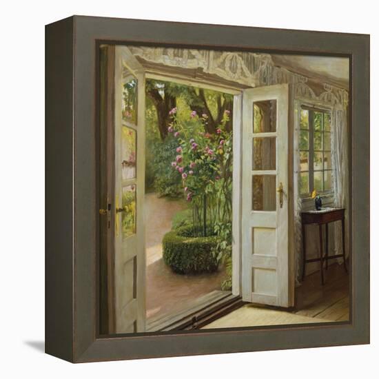 The French Windows-John Leopold Lubschitz-Framed Premier Image Canvas