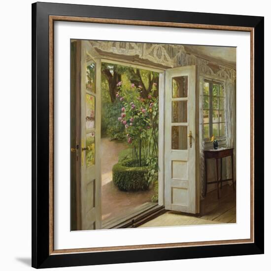 The French Windows-John Leopold Lubschitz-Framed Giclee Print