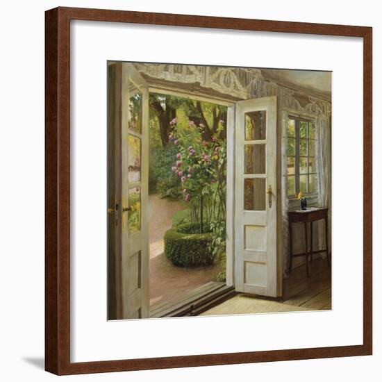 The French Windows-John Leopold Lubschitz-Framed Giclee Print