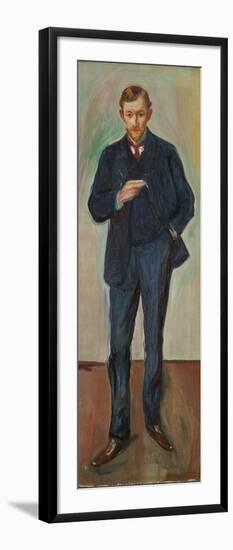 The Frenchman, Marcel Archinard, C.1904 (Oil on Canvas)-Edvard Munch-Framed Giclee Print