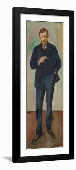 The Frenchman, Marcel Archinard, C.1904 (Oil on Canvas)-Edvard Munch-Framed Giclee Print