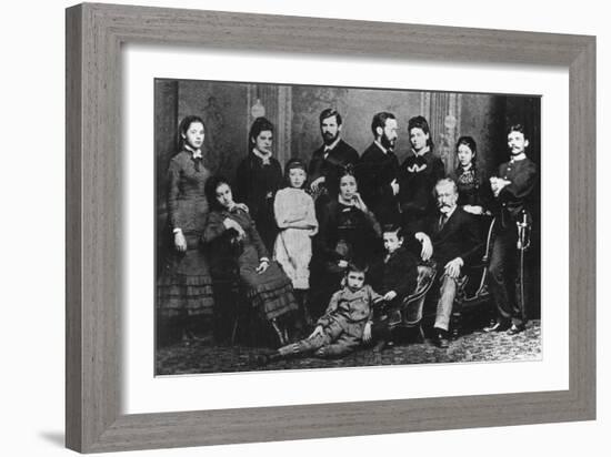 The Freud Family, C.1876-Austrian Photographer-Framed Giclee Print