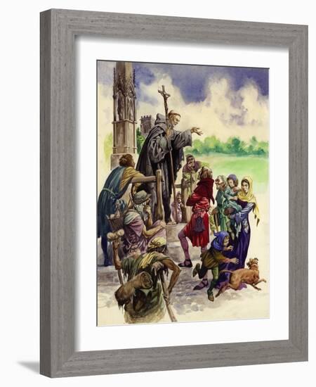 The Friars Come to Britain-Peter Jackson-Framed Giclee Print