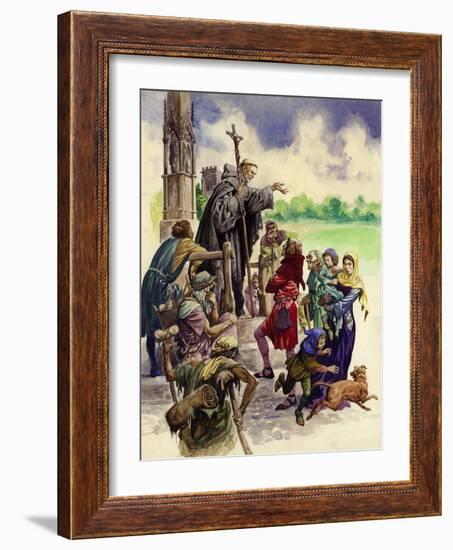 The Friars Come to Britain-Peter Jackson-Framed Giclee Print