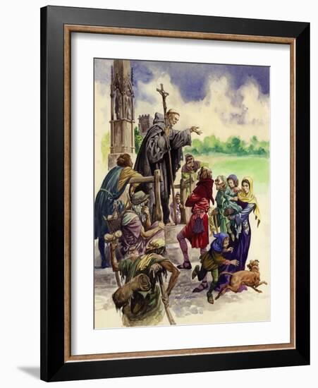 The Friars Come to Britain-Peter Jackson-Framed Giclee Print