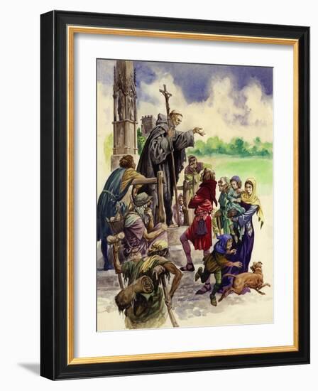 The Friars Come to Britain-Peter Jackson-Framed Giclee Print