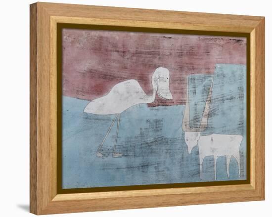 The Friendship; Tier Freundschaft-Paul Klee-Framed Premier Image Canvas