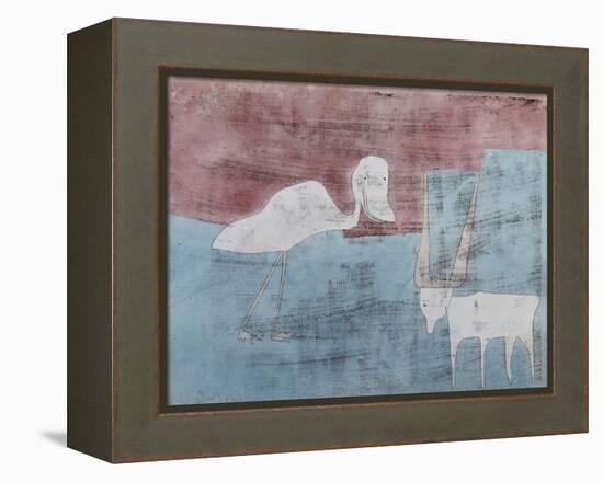 The Friendship; Tier Freundschaft-Paul Klee-Framed Premier Image Canvas