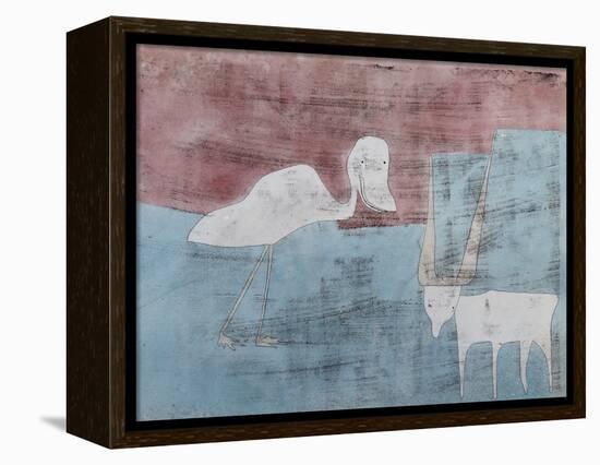 The Friendship; Tier Freundschaft-Paul Klee-Framed Premier Image Canvas