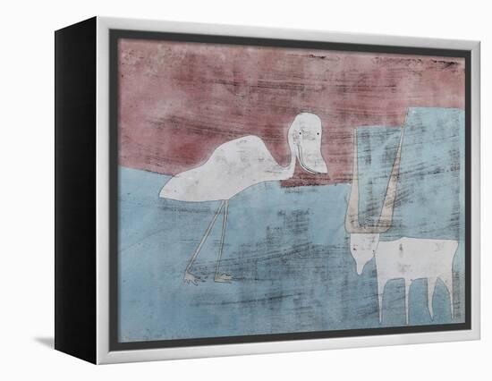 The Friendship; Tier Freundschaft-Paul Klee-Framed Premier Image Canvas