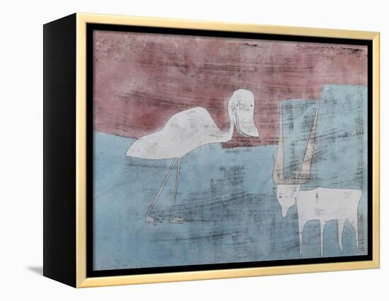 The Friendship; Tier Freundschaft-Paul Klee-Framed Premier Image Canvas