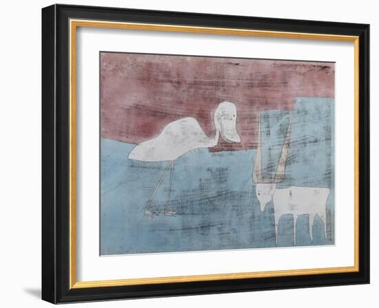 The Friendship; Tier Freundschaft-Paul Klee-Framed Giclee Print