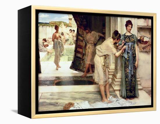 The Frigidarium-Sir Lawrence Alma-Tadema-Framed Premier Image Canvas