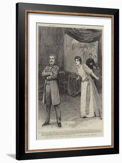 The Fringe of Society, the New Play at the Criterion Theatre-null-Framed Giclee Print